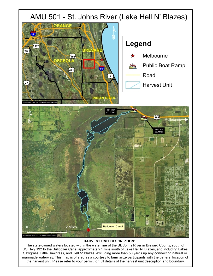 lake hell n blazes gator harvest map